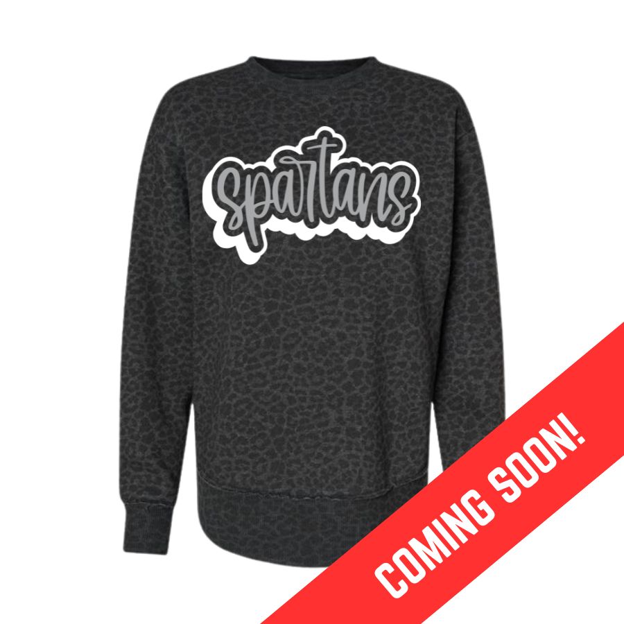 Spartans Cursive -- Women's Crewneck Weekender