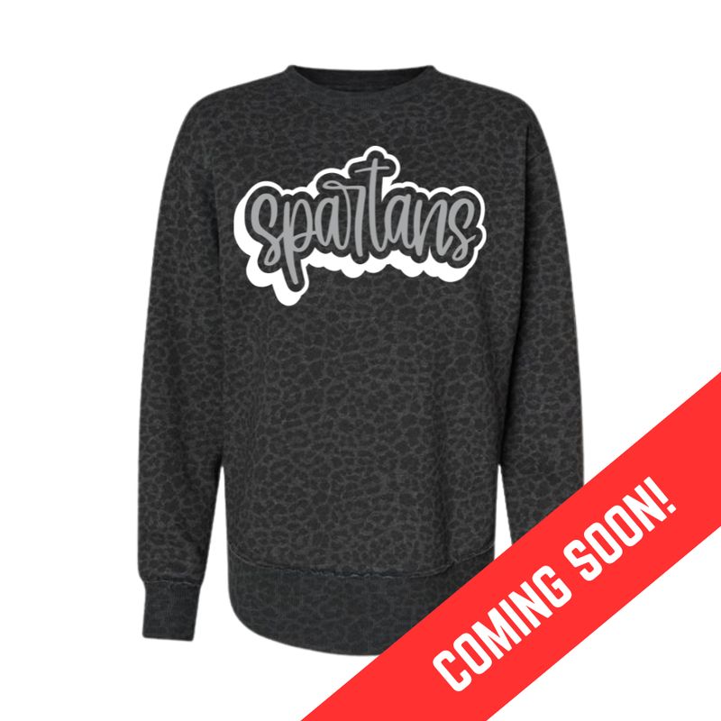 Spartans Cursive -- Women's Crewneck Weekender
