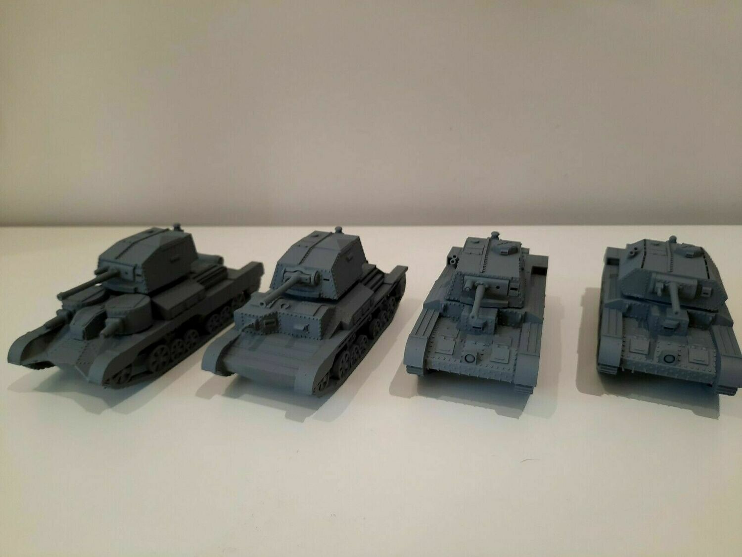 Cruiser Tanks I to IV 4 models
