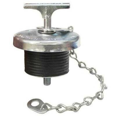 1.875 Inch Oil Filler Cap With Chain Fits CAT 1.875 Inch Oil Filler Cap With Chain Fits CAT