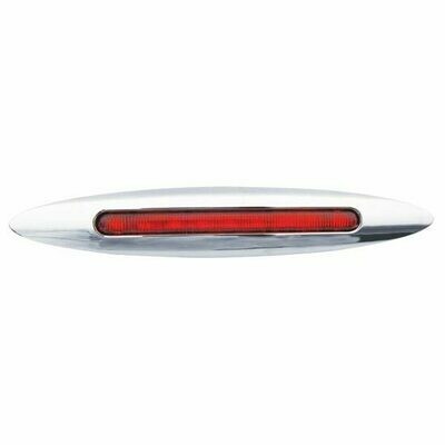 1 Inch x 6 Inch Slim Flatline LED Marker Light Red/Red 1 Inch x 6 Inch Slim Flatline LED Marker Light Red/Red