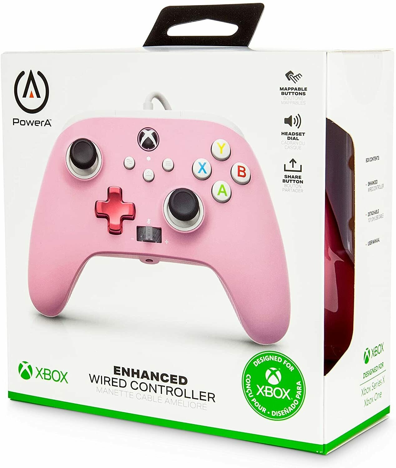Xbox Wired Controller - Pink - PowerA