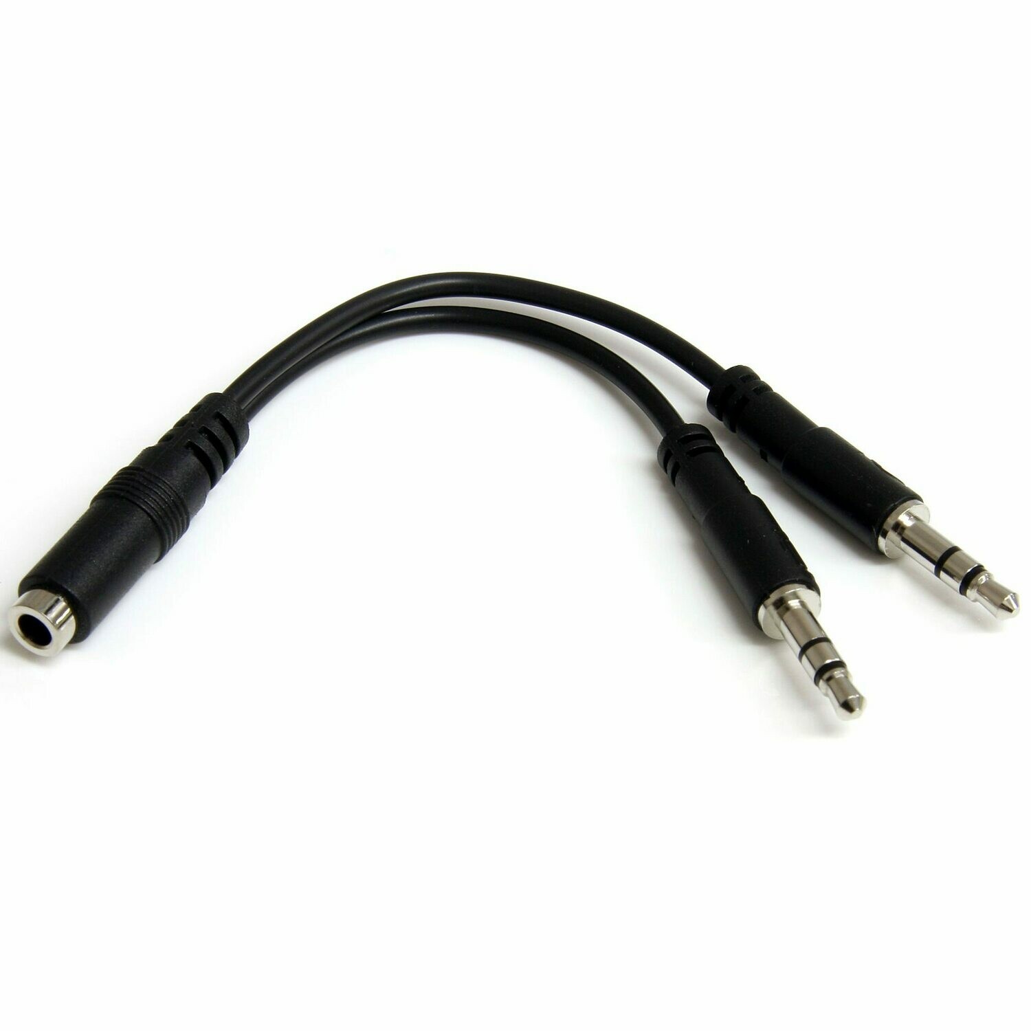 3.5mm 4 Position to 2x 3 Position 3.5mm Headset Splitter Adapter - F/M