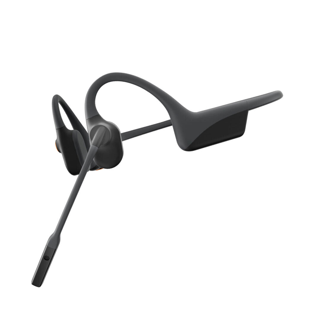 Aftershokz OpenComm Bluetooth Headphone Black w/ Boom Mic