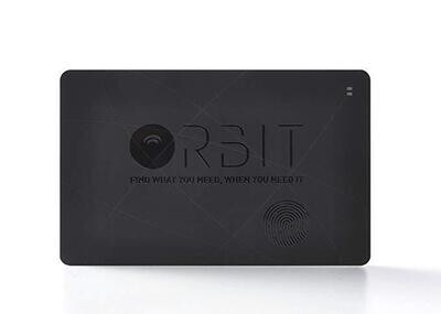 Orbit Card Find Your Wallet Tracker Bluetooth Black