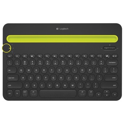 Logitech Bluetooth Multi-Device Keyboard (K480) - Black