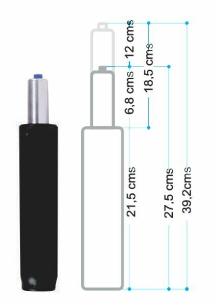 Neumatico 120MM Negro