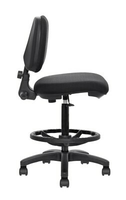 Madrid Cajero Aro Nylon sin Brazos en Tela Color Negro
