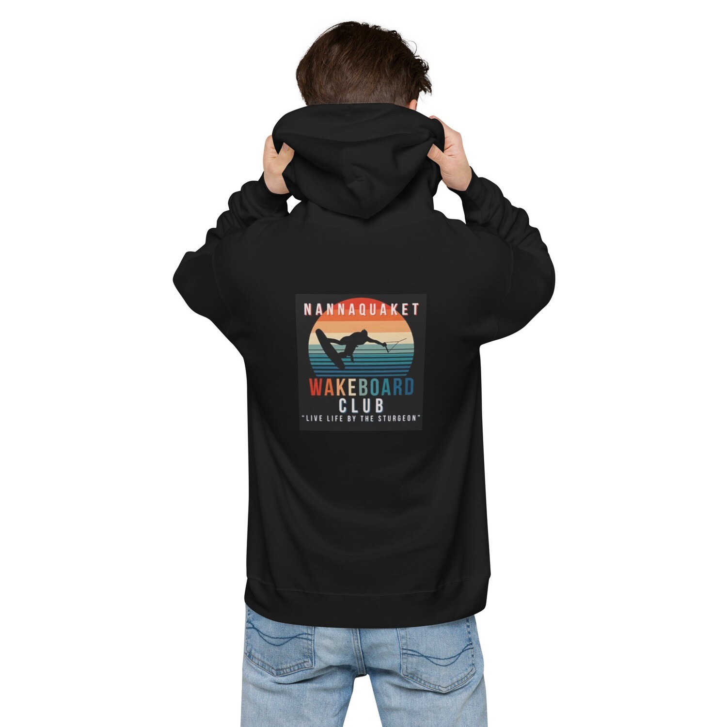 Nannaquaket Wakeboarding Club fleece hoodie