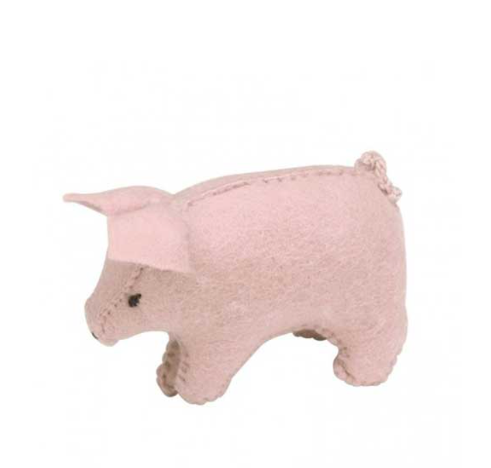 Glückskäfer Wool Felt Animals - Pig