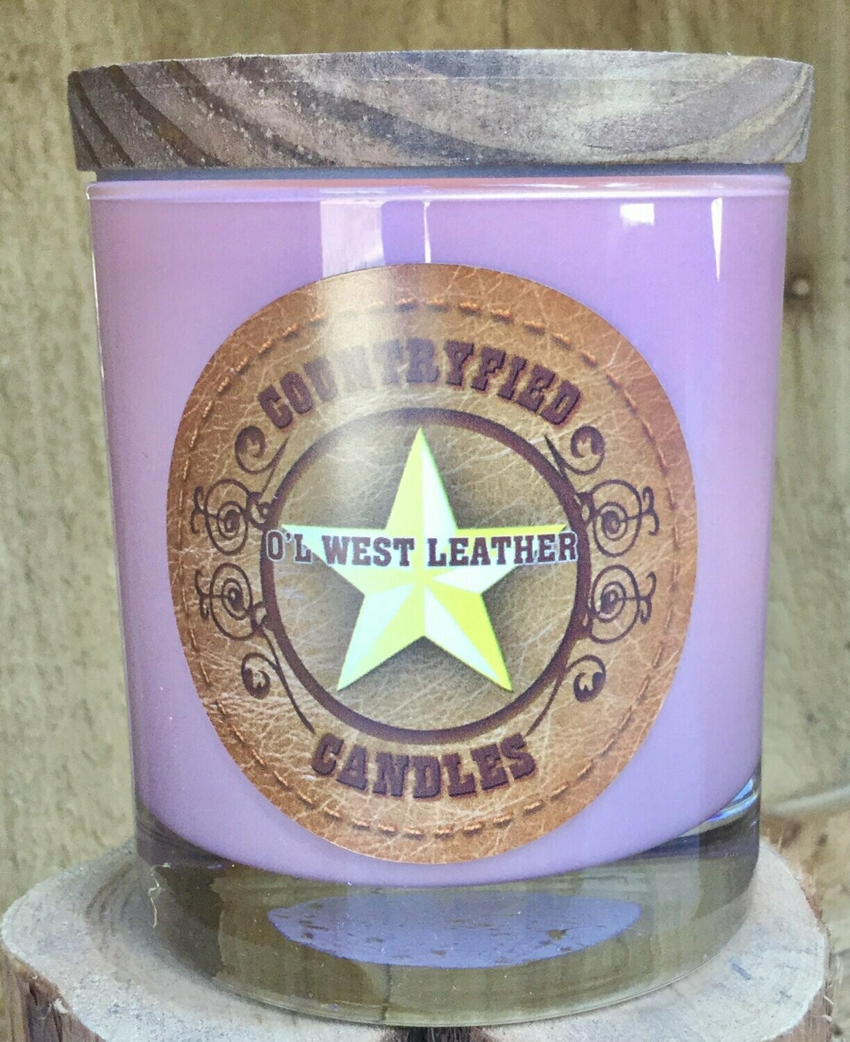 O’l West Leather Country Classic Candle Tumbler 10 oz.