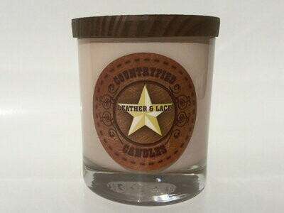 Leather and Lace Country Classic Candle Tumbler 10 oz.