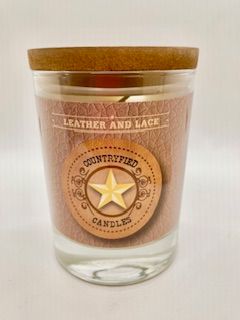 Leather and Lace Country Classic Candle Tumbler 10 oz.