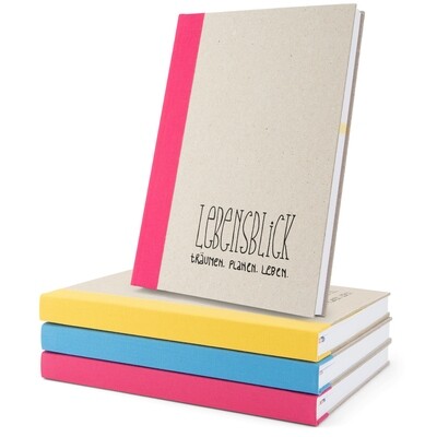 LeBeNSBLiCK, Jahresplaner, Hardcover pink LeBeNSBLiCK, Jahresplaner, Hardcover pink