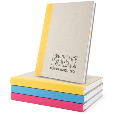 LeBeNSBLiCK, Jahresplaner, Hardcover gelb LeBeNSBLiCK, Jahresplaner, Hardcover gelb