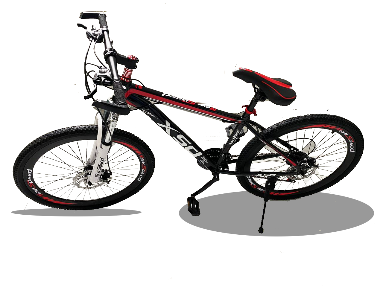 Bicicleta XSD  Negro/Rojo
