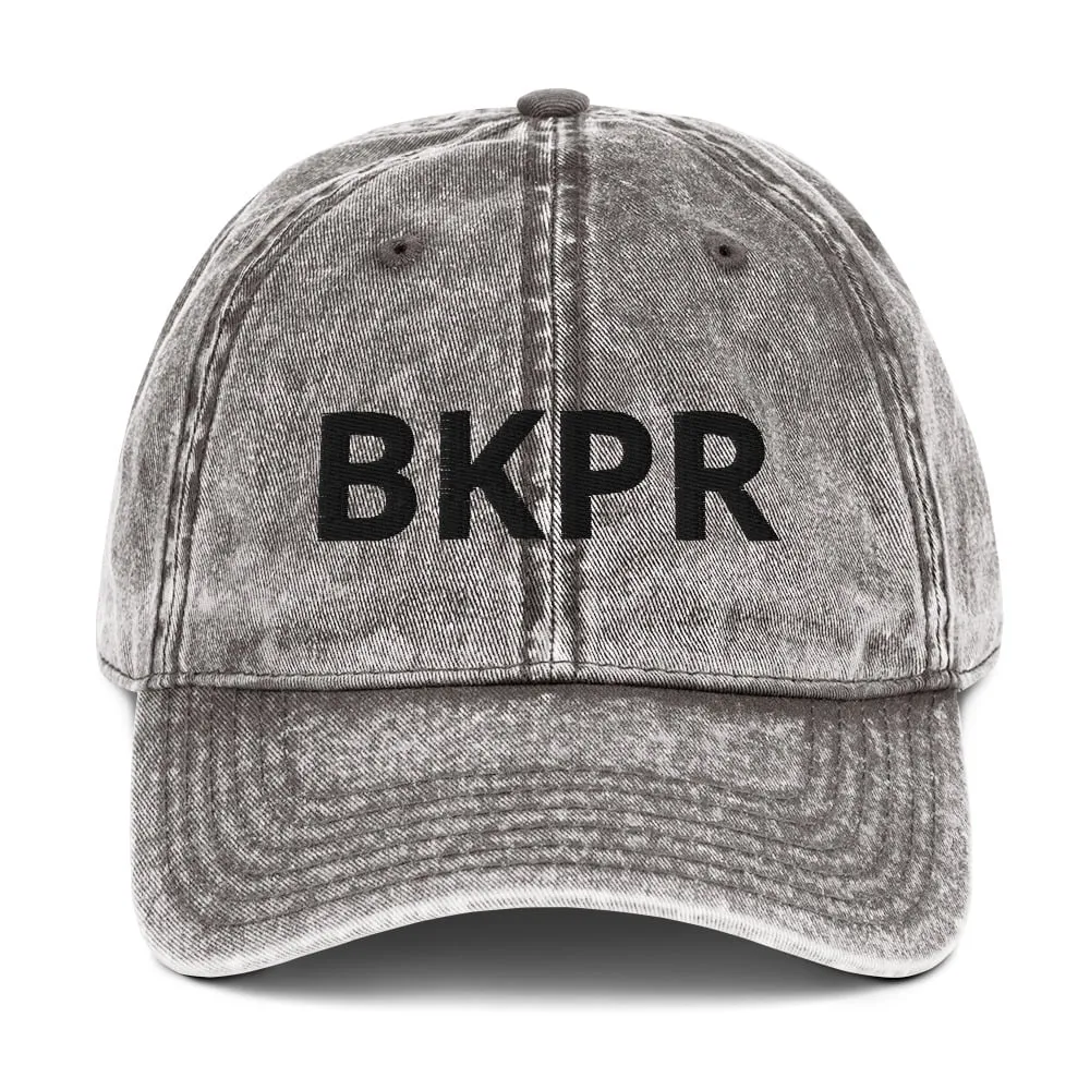 BKPR Vintage Cotton Twill Cap BKPR Vintage Cotton Twill Cap