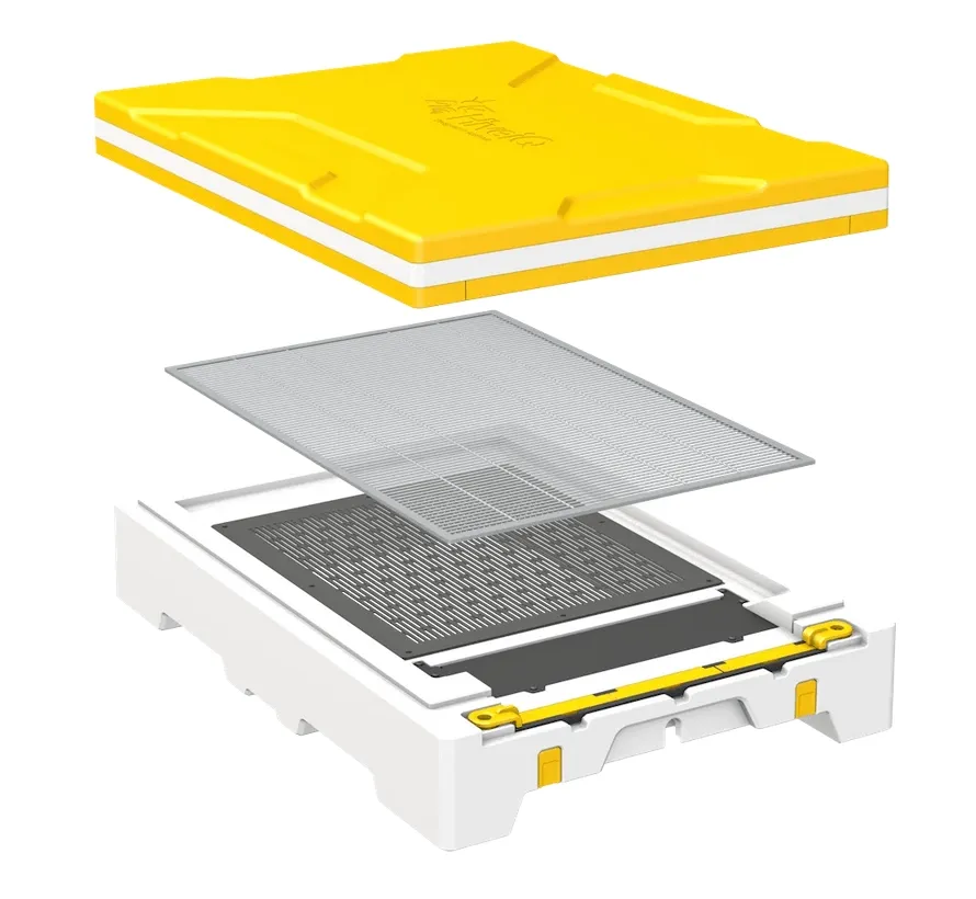 HiveIQ Base & Lid Kit w/ Queen Excluder HiveIQ Base & Lid Kit w/ Queen Excluder