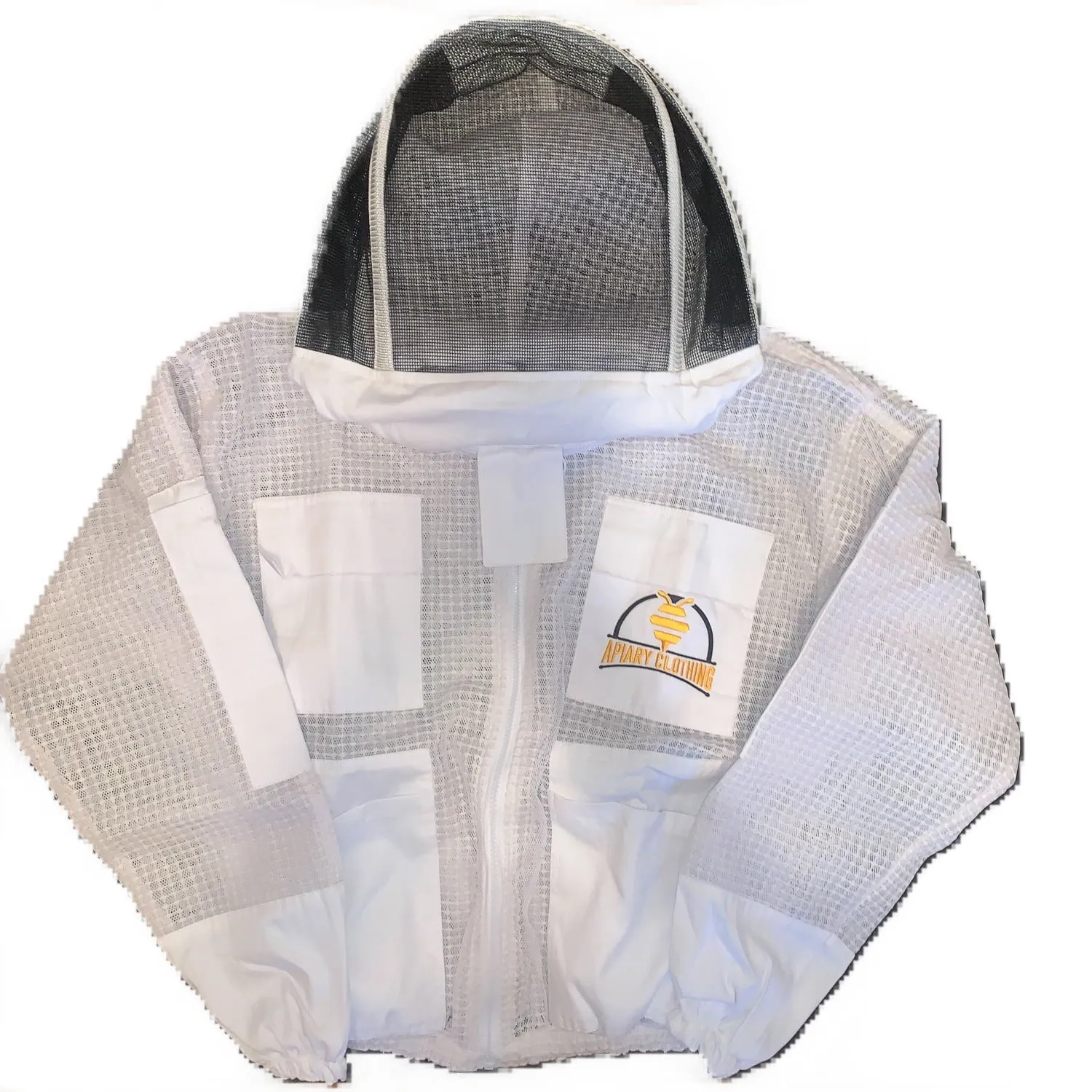 Mesh Beekeeper Jacket with Fencing Veil Mesh Beekeeper Jacket with Fencing Veil