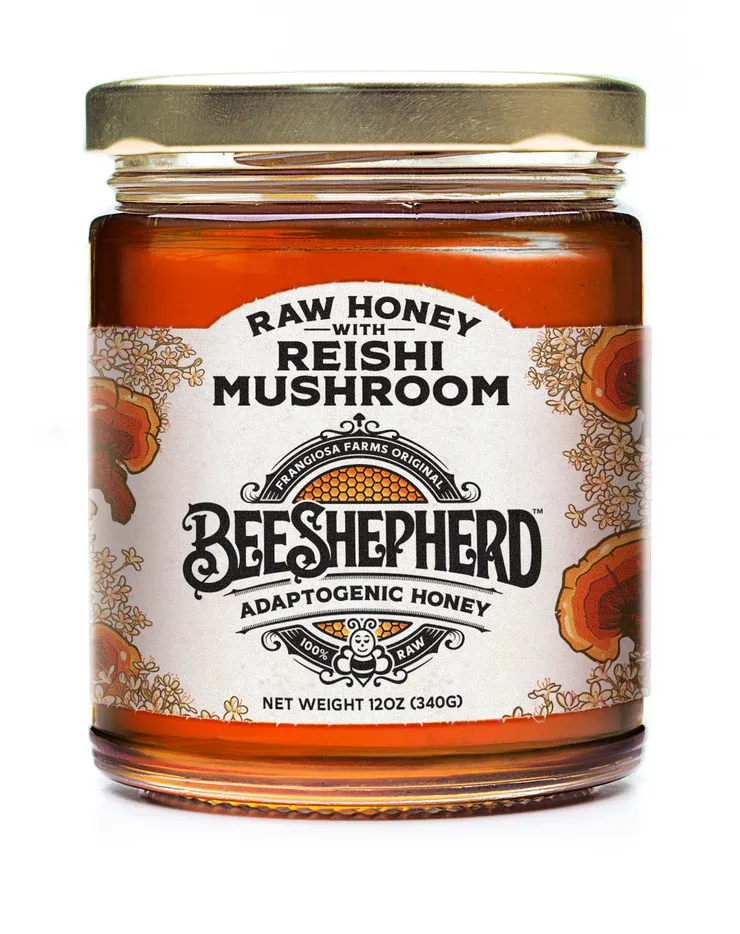 Reishi Mushroom Honey | Bee Shepherd Reishi Mushroom Honey | Bee Shepherd