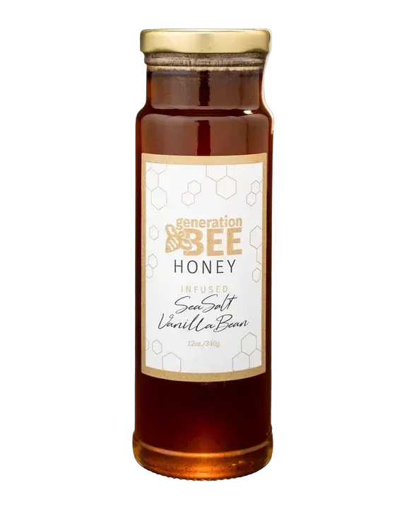 Sea Salt & Vanilla Bean Honey | 12 oz