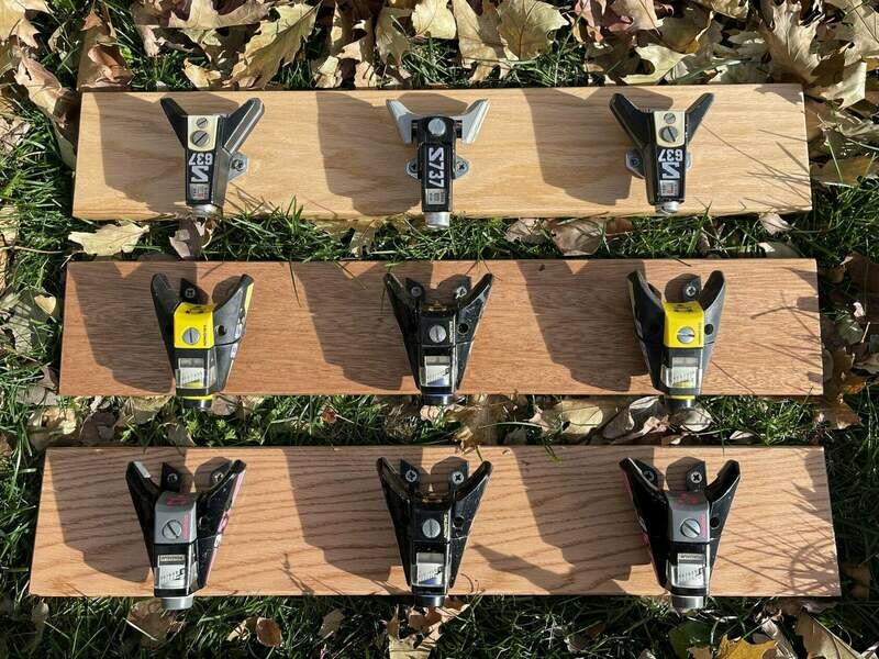 Ski Binding Coat Hook