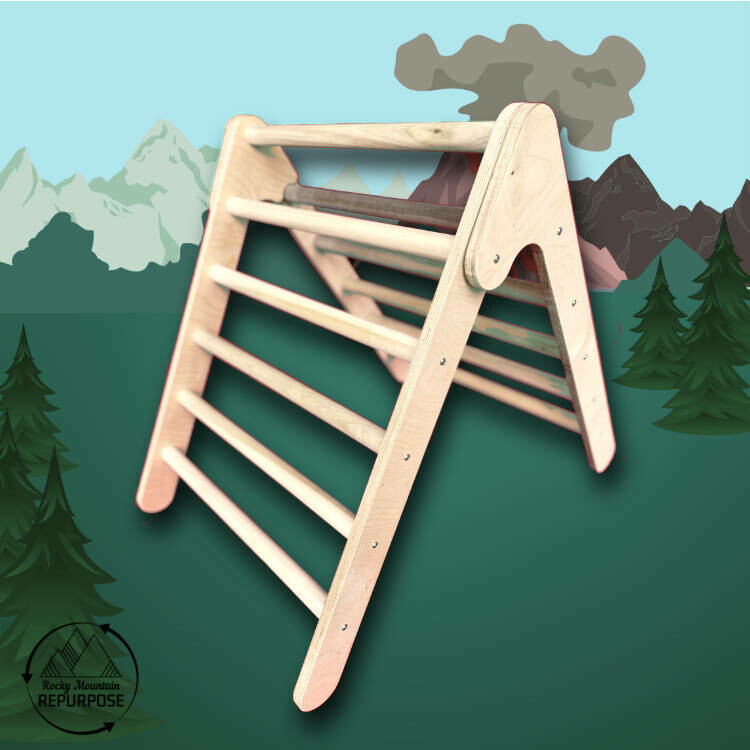 Lava Pyramid (Pikler Triangle) -- MADE TO ORDER --