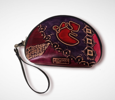 Wristlet Bag handpainted design n.1