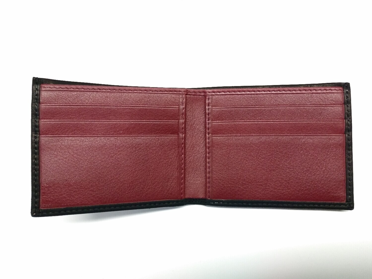 Soft leather wallet bicolor mood