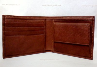 Leather Wallet with coin purse