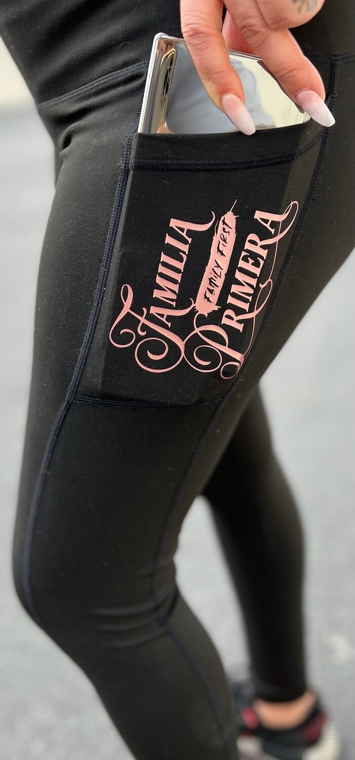Black "QUEEN UP" Leggings