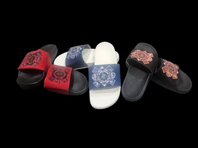 Familia Primera custom slides Aztec Decal