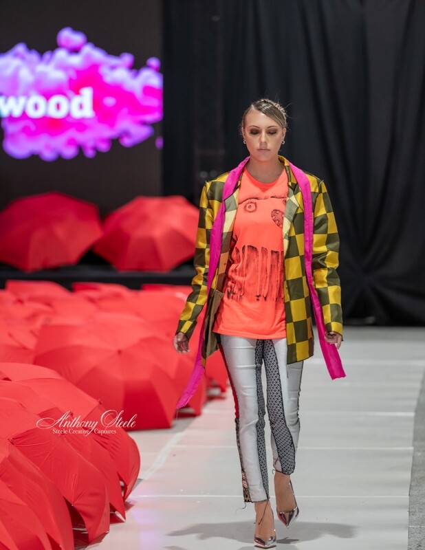 Atacama Desert Fast Fashion Waste outfit and two signed 2D artwork included