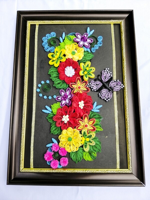 Most Beautiful paper quilling flower for wall