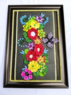 Most Beautiful paper quilling flower for wall