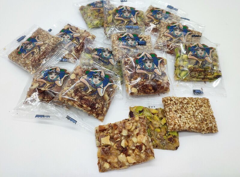 Croccante di Mandorla siciliana, Pistacchio siciliano e Sesamo