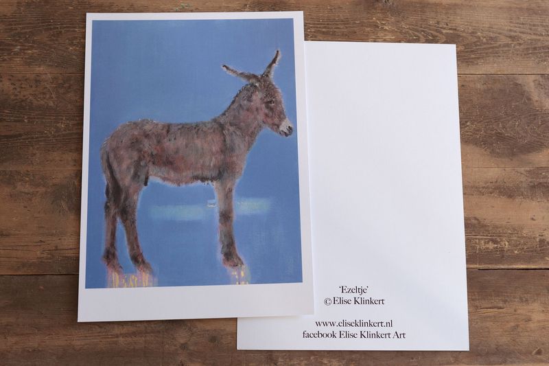 Ezeltje | A4 kaart