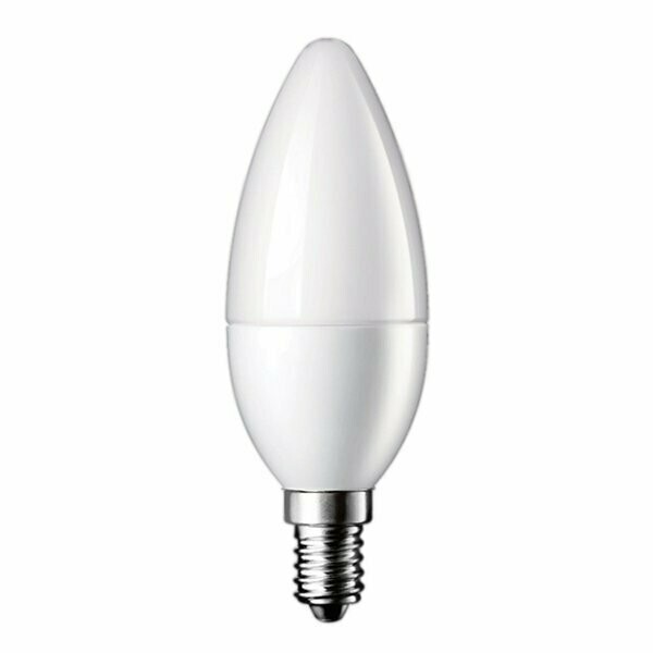 Optonica | LED Bombilla Vela De Plástico E14 6W