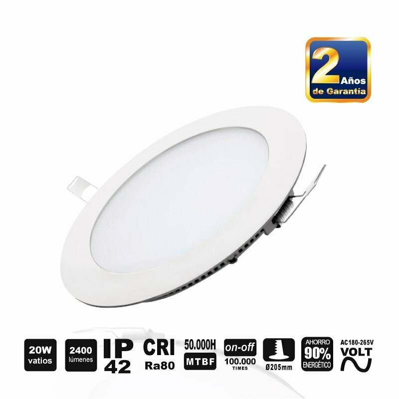 DOWNLIGHT 20W 4000K REDONDO ULTRA FINO