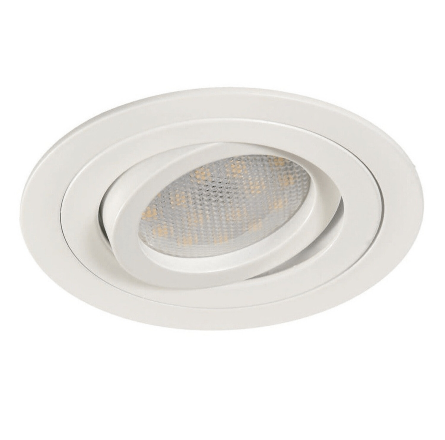 INCOLAMP 010222 RTB EMPOTRABLE DE TECHO REDONDO BLANCO/CHROME