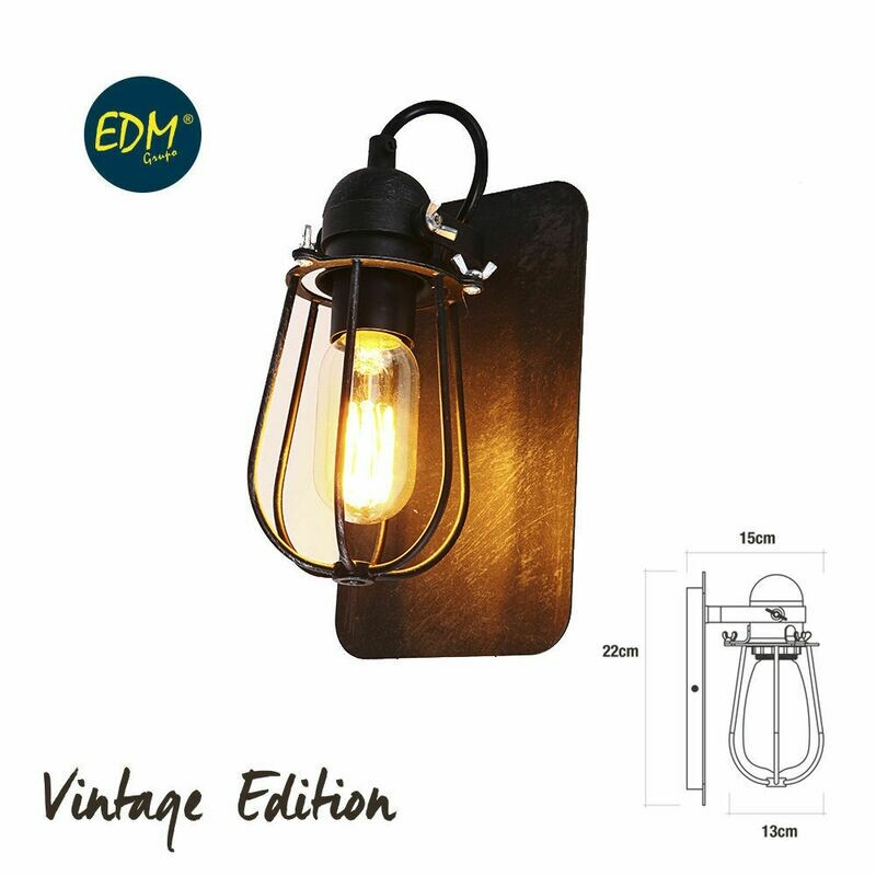 APLIQUE VINTAGE E27 60W - 22X13X15CM
