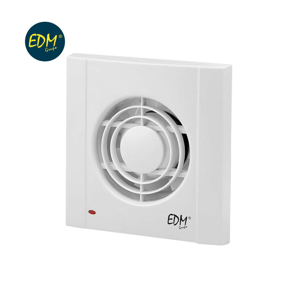 EXTRACTOR DE AIRE 13W Ø98 MM 120M3 CON TEMPORIZADOR MARCO 2CM ANCHO EDM