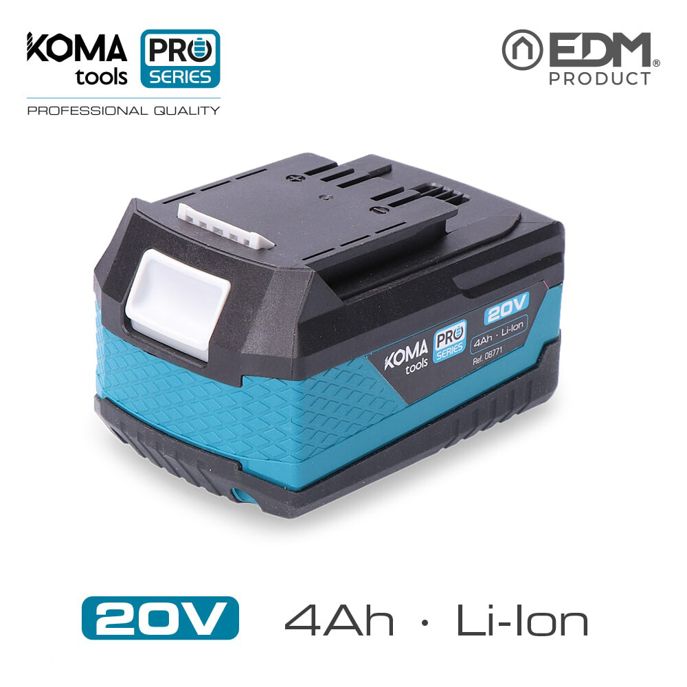 BATERIA LITIO 20V 4.0 AH KOMA TOOLS PRO SERIES BATTERY EDM