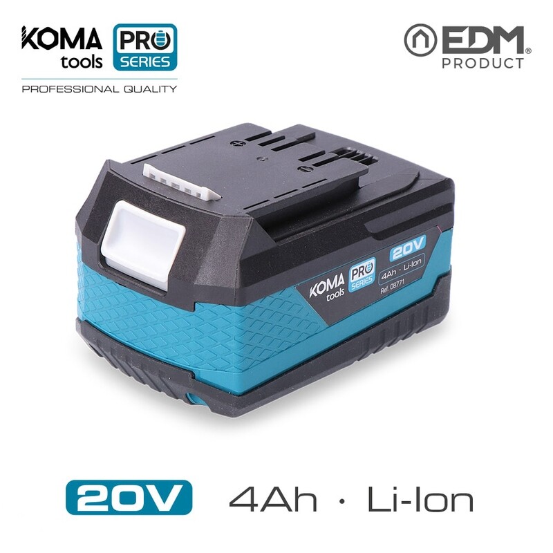 BATERIA LITIO 20V 4.0 AH KOMA TOOLS PRO SERIES BATTERY EDM