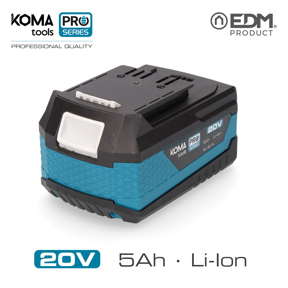 BATERIA LITIO 20V 5.0AH KOMA TOOLS PRO SERIES BATTERY EDM