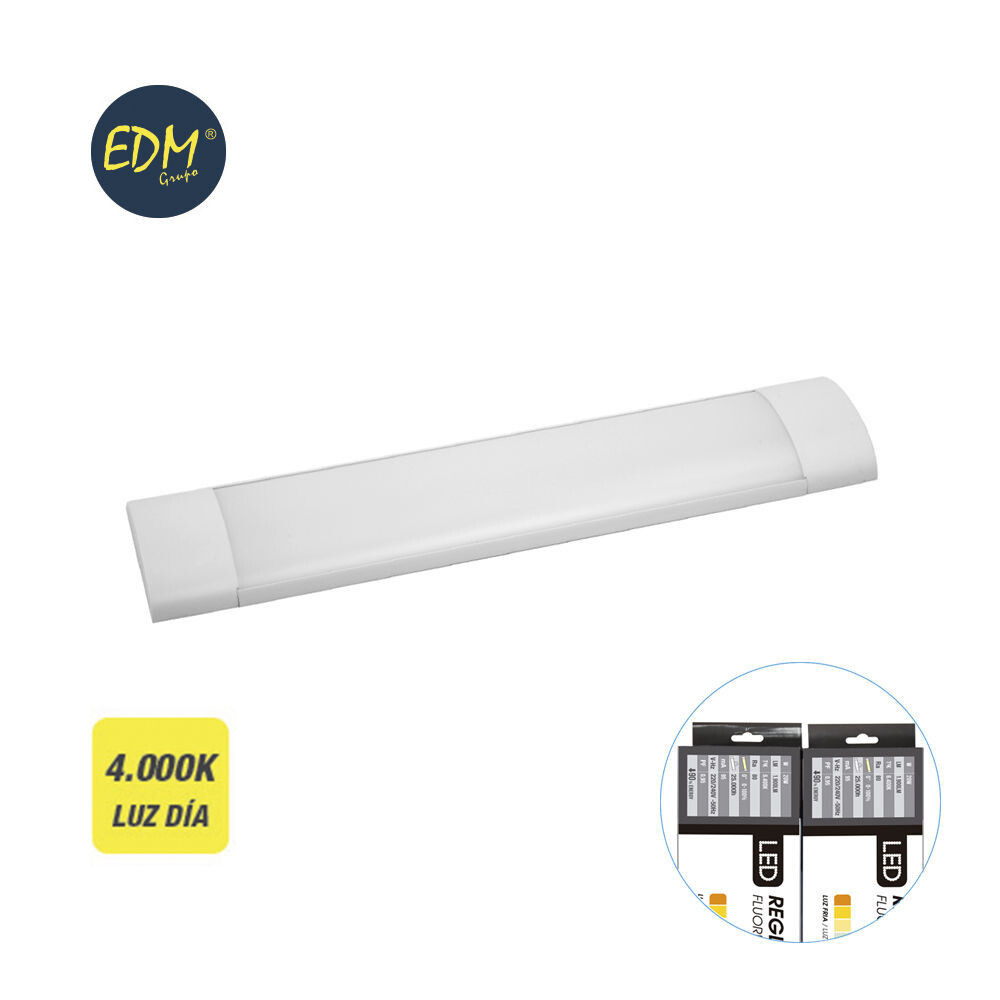 REGLETA ELECTRONICA LED 48W 150CM 4.000K LUZ DIA 4700 LUMENS EDM.UNIDADES POR CAJA 6