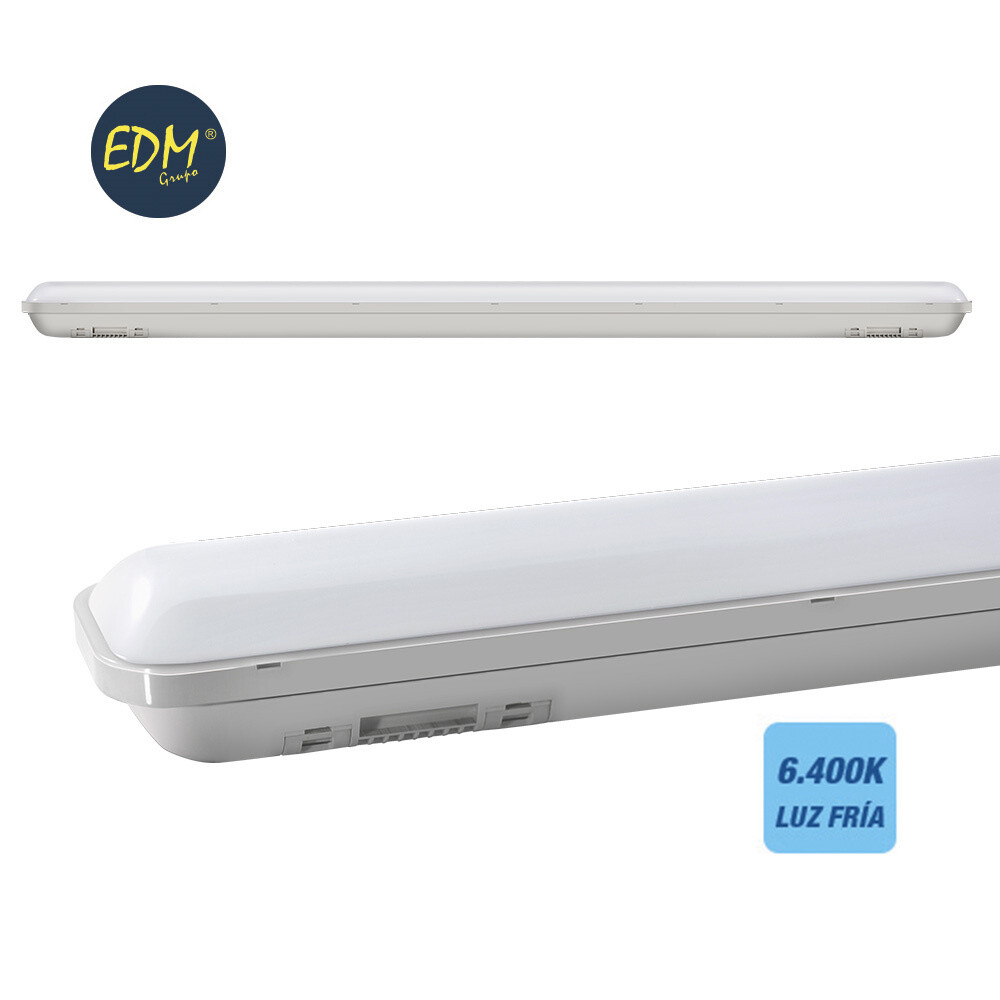 REGLETA ESTANCA LED IP65 48W 4000 LUMENS 6.500K LUZ FRIA EDM