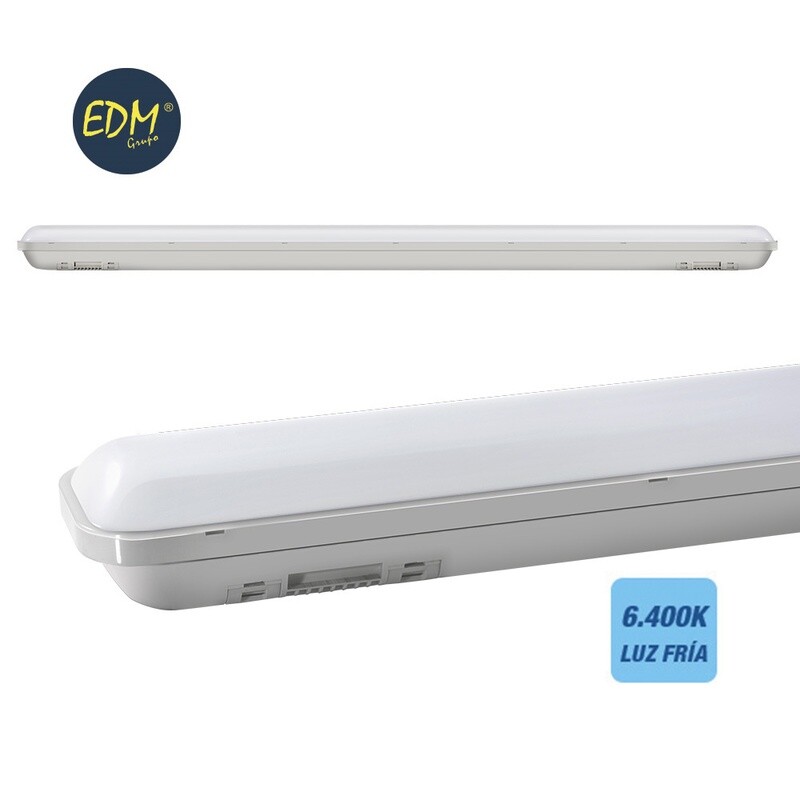 REGLETA ESTANCA LED IP65 48W 4000 LUMENS 6.500K LUZ FRIA EDM