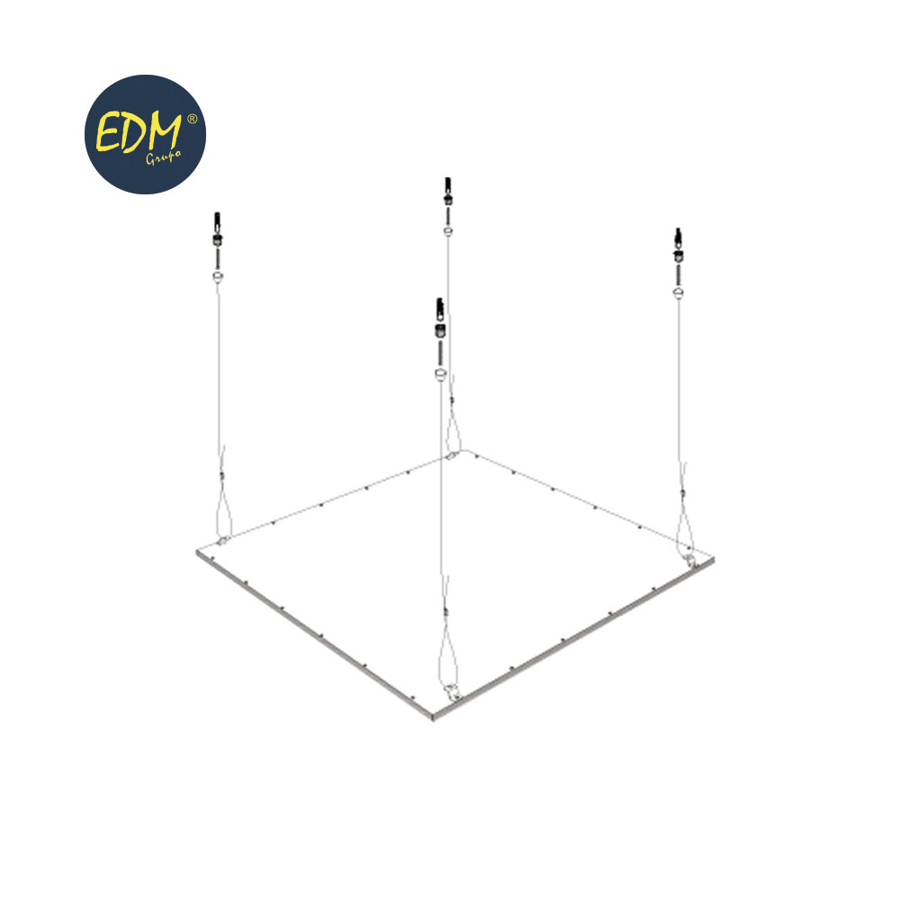 KIT PARA SUSPENSION (COLGANTE) PANEL LED EDM