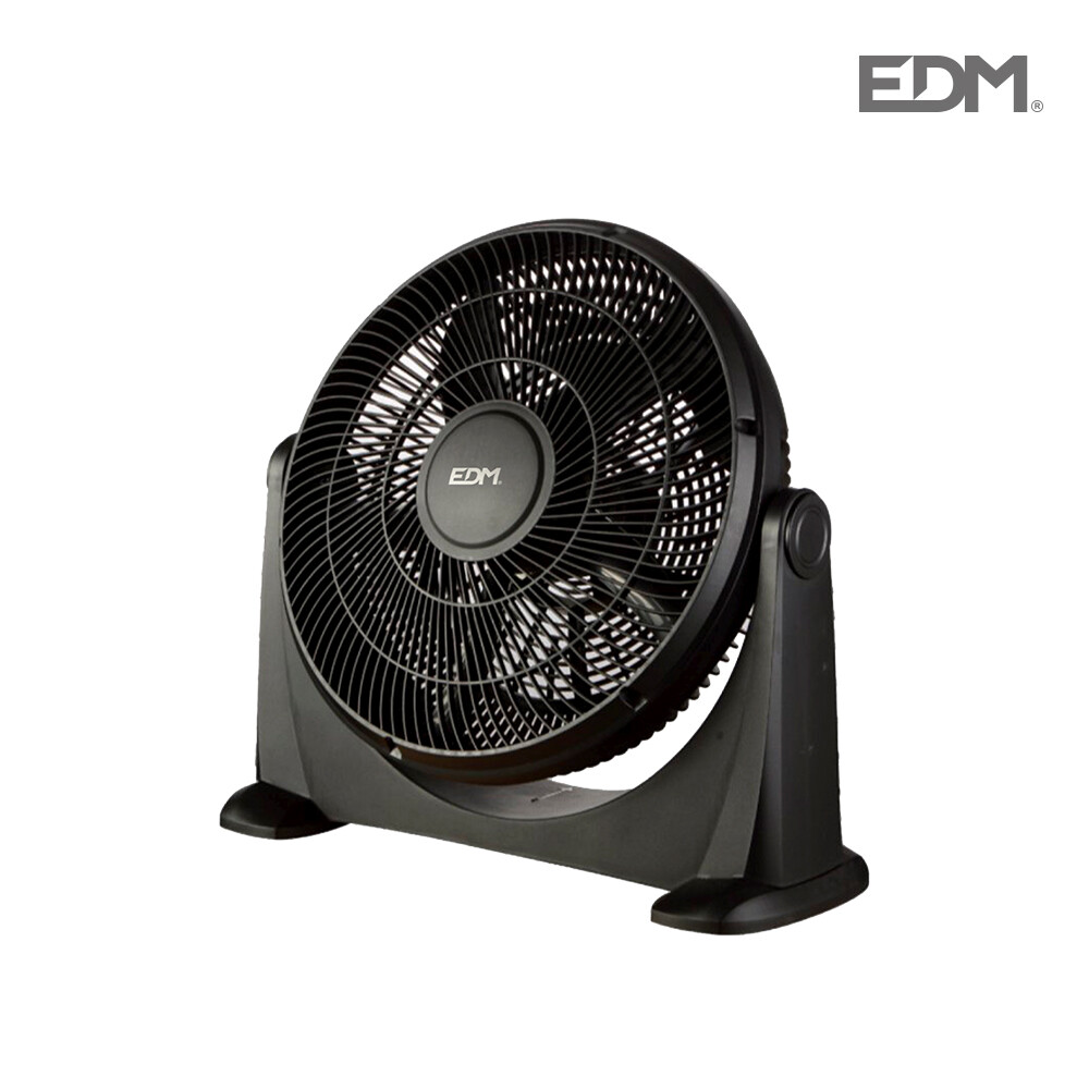 *ULT.UNIDADES* VENTILADOR BOX FAN XL NEGRO 80W Ø ASPAS 45 CM EDM